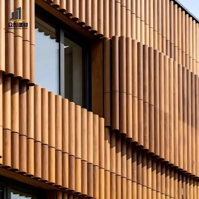 Wood Grain Aluminum Round Tube